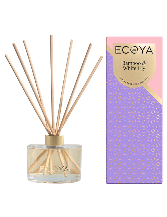 Ecoya - Bamboo & White Lily  Reed Diffuser Greatest Hits