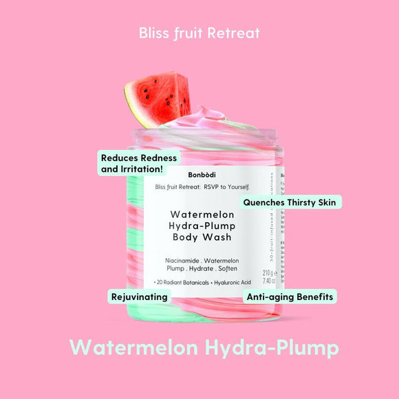 Bonbodi - Watermelon Hydra-plump Body Wash - Bliss ƒruit Retreat