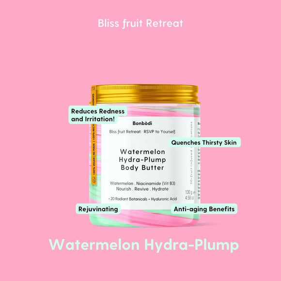 Bonbodi - Watermelon Hydra-plump Body Butter - Bliss ƒruit Retreat