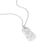 Little Taonga - Hei Tiki Necklace - Silver