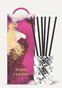 The Aromatherapy Co - Festive Favours Sticks & Holder - Dark Cherry