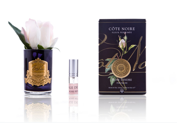 Cote Noire Perfumed Natural Touch Rose Bud - Black - Pink Blush