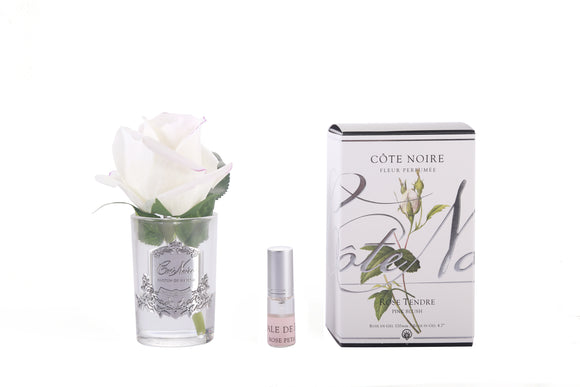Cote Noire Perfumed Natural Touch Rose Bud - Clear- Pink Blush