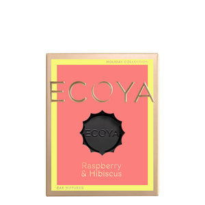 Ecoya - Car Diffuser -  Raspberry & Hibiscus - Holiday Collection