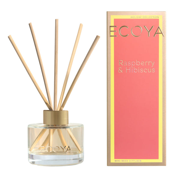 Ecoya - Raspberry & Hibiscus Mini Diffuser Holiday Collection