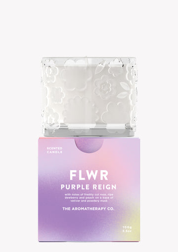 The Aromatherapy Company - FLWR Candle - Purple Reign