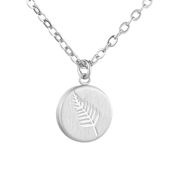 Little Taonga - Round Fern Necklace