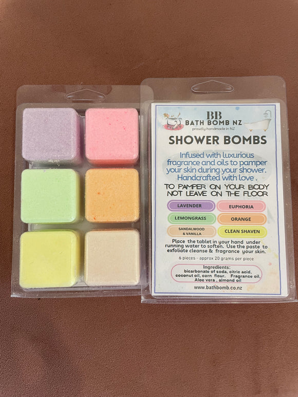 Shower Bombs - 6 Pack