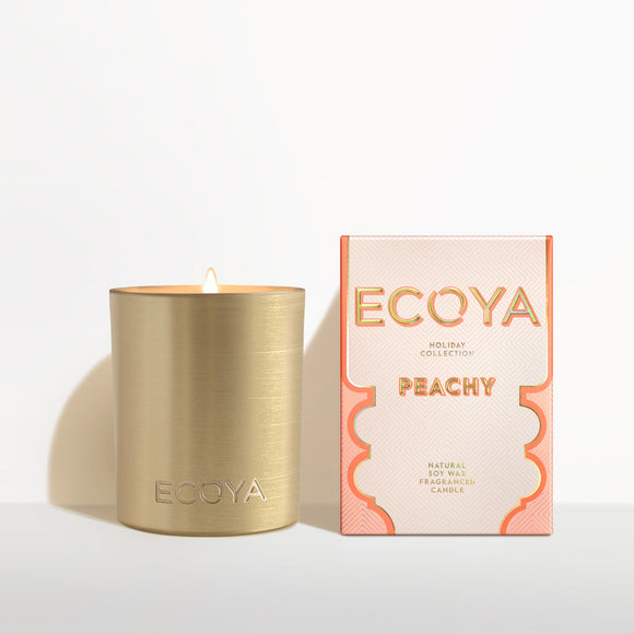 Ecoya - Peachy Goldie Candle Holiday Collection