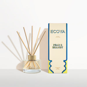 Ecoya - Pear & Brandy Mini Diffuser Holiday Collection