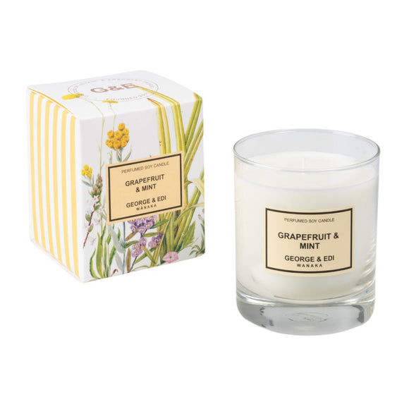 George & Edi Candle - Grapefruit & Mint