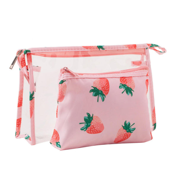 Honeydew - Cosmetics Bag - Strawberry