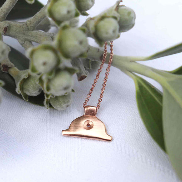 Little Taonga - Shepherd's Whistle Necklace - Rose Gold