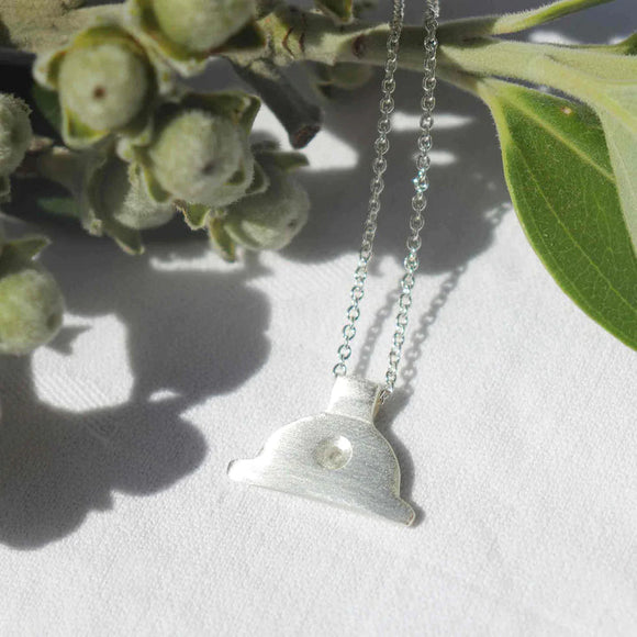 Little Taonga - Shepherd's Whistle Necklace - Silver