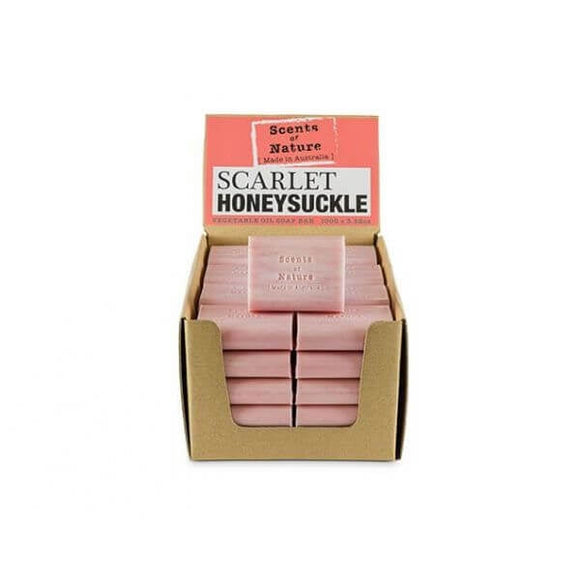 Scents of Nature -Scarlet Honeysuckly Soap -Single Bar