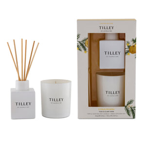 Tilley - CITRUS RIVIERA CANDLE & REED GIFT SET