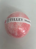 Tilley - Pink Lychee Scented Bath Fizz Swirl 150G