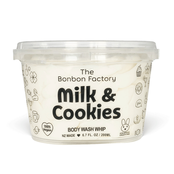 The Bonbon Factory - Milk & Cookies Body Wash Whip