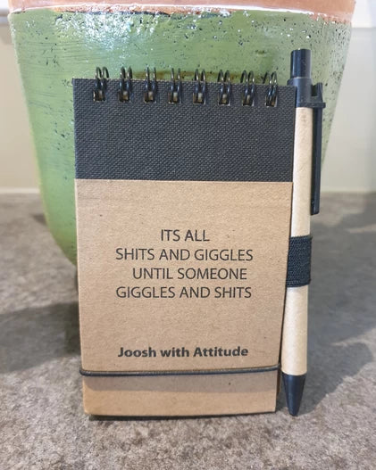 Notebook & Pen - Shits & Giggles
